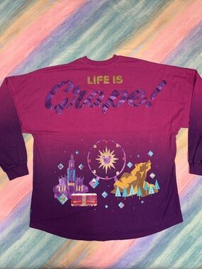 Disney California Spirit Jersey 2022 Food & Wine Festival‎ Life is Grape Size XL
